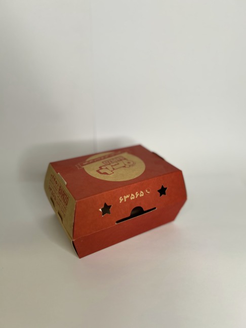 جعبه سیب زمینی و برگر از جنس کرافت