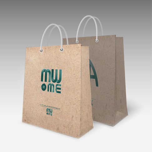 شاپینگ بگ کرافت با سبز کوب برجسته