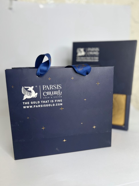 شاپینگ بگ هدیه با رنگ ساختگی